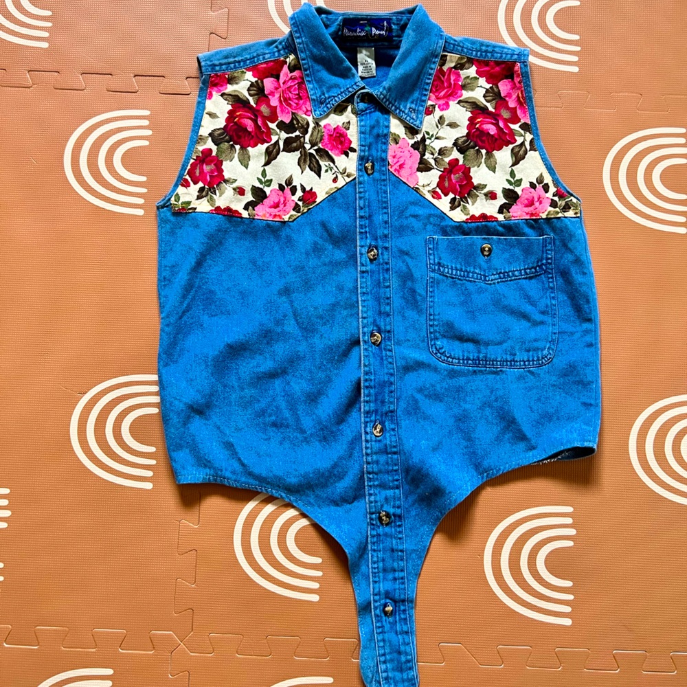 Vintage denim Vest